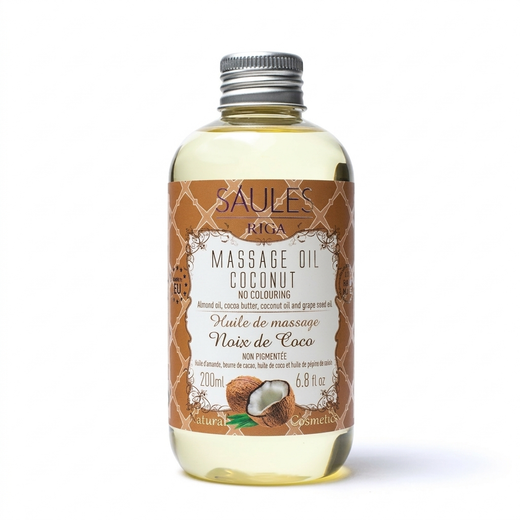 Aceite para Masajes de Coco - Nutrición y Relajación Natural