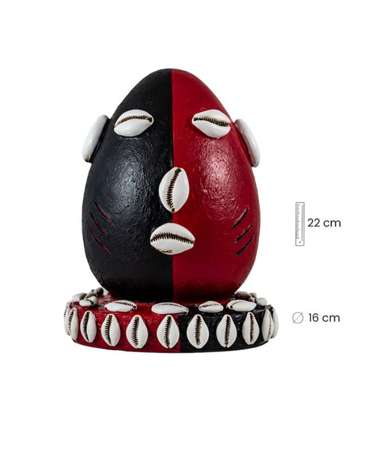 Figura Cabeza de Elegguá 22 cm