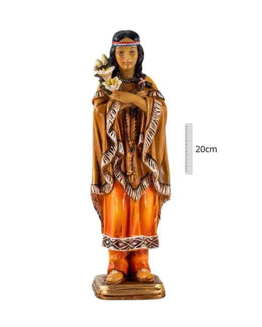 Figura Santa Catalina Tekakwitha 20 cm