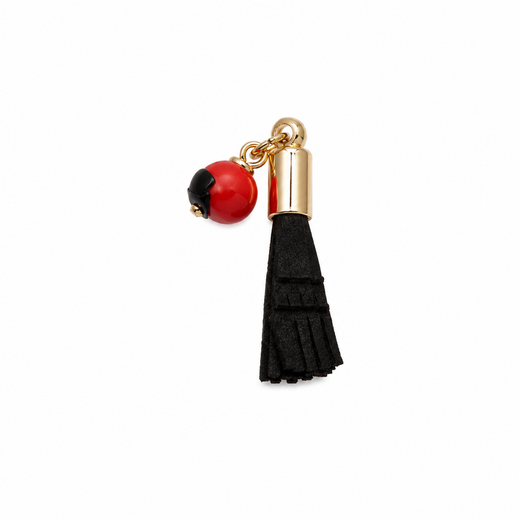 Colgante de Puño de Azabache y Semilla de Huayruro – Protección y Buena Suerte