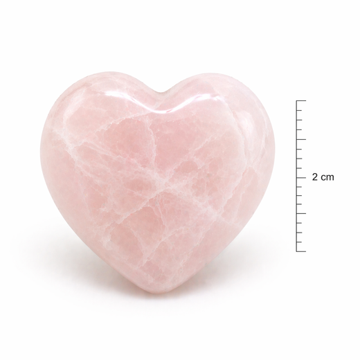 Corazón de Cuarzo Rosa Mini - Piedra del Amor y Armonía