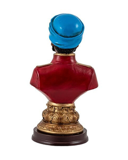 Busto Negro Felipe 12 cm – Guía y Protección Espiritual