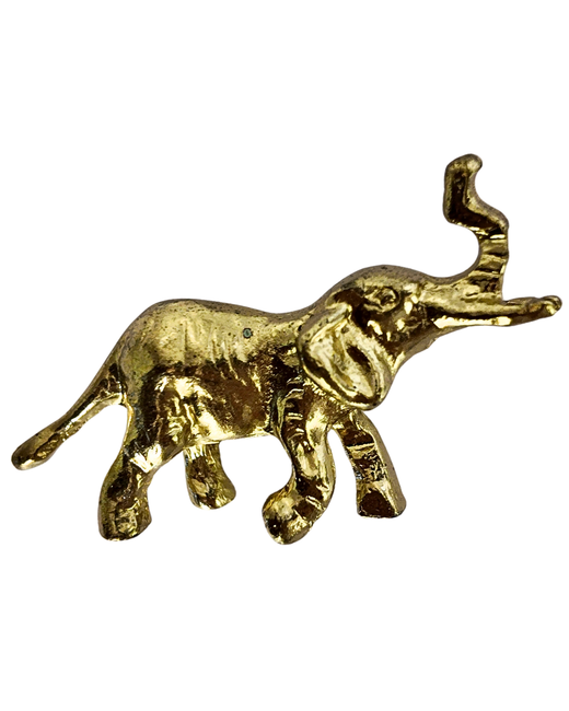 Elefante Feng Shui Dorado - Fuerza y Estabilidad