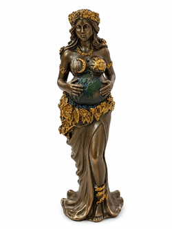 Figura Madre Tierra de Pie - Decoración Espiritual y Energía Natural