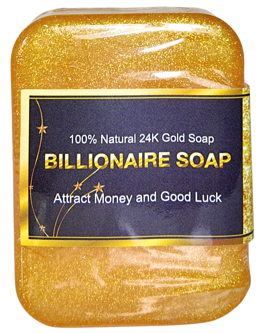 Jabón Billonario espiritual 100% natural con oro de 24K