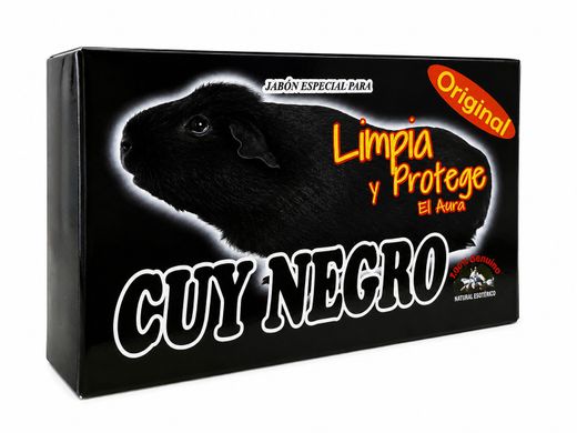 Jabón Cuy Negro para Limpieza Energética y Protección del Aura
