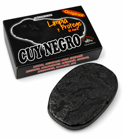 Jabón Cuy Negro para Limpieza Energética y Protección del Aura