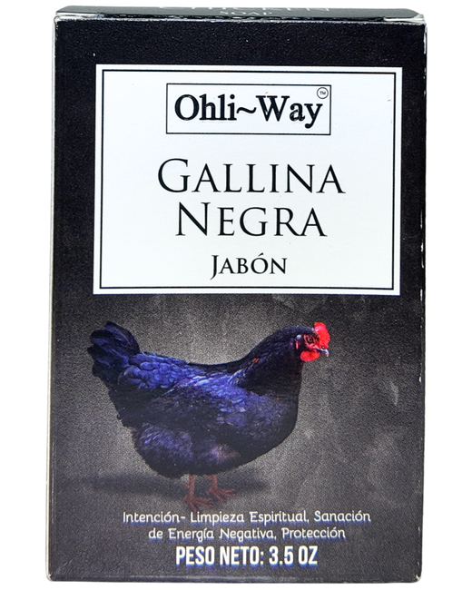 Jabón espiritual de gallina negra - limpieza energética y protección