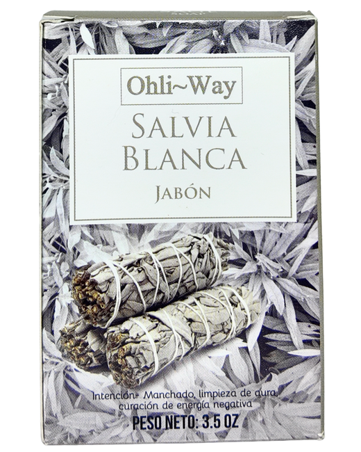 Jabón de salvia blanca natural - limpieza energética