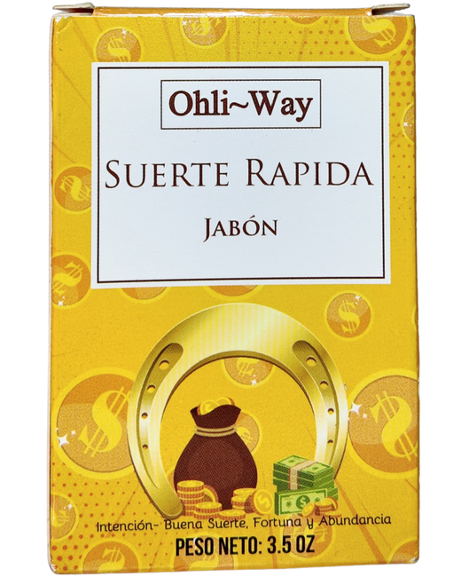 Jabón de Suerte Rápida – Atracción de Fortuna y Abundancia