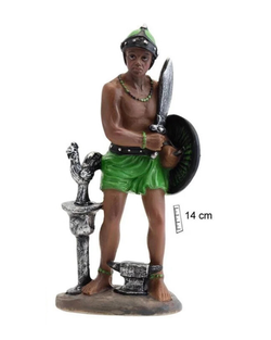 Figura Oggún 14 cm – Fuerza y Protección Espiritual