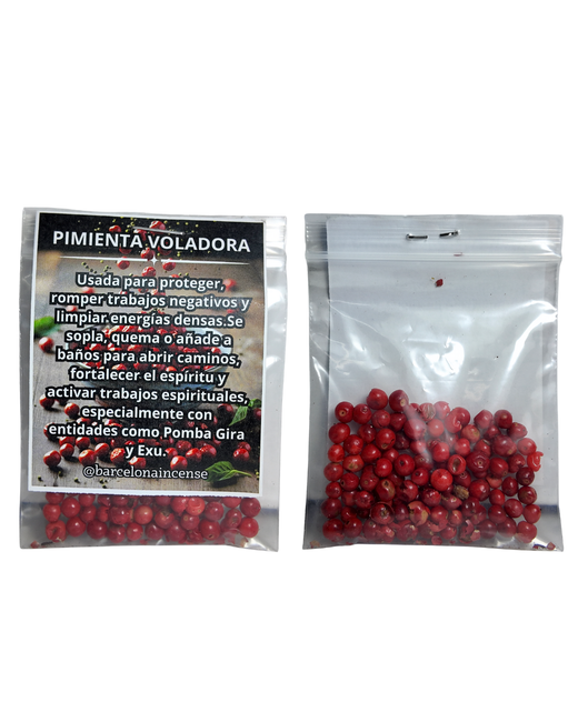 Pimienta Voladora para Protección y Limpieza Espiritual