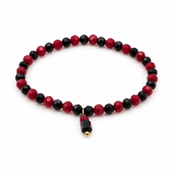 Pulsera Cuentas con Azabache para Bebe