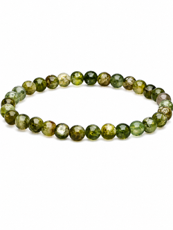 Pulsera de Mica Lepidolita Verde – Equilibrio, Calma y Energía Natural
