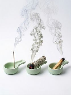 Quemador Artesanal de Cerámica para Resinas, Inciensos y Rituales
