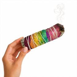 Rollito de Salvia y Pétalos – Limpieza Energética y Protección Espiritual