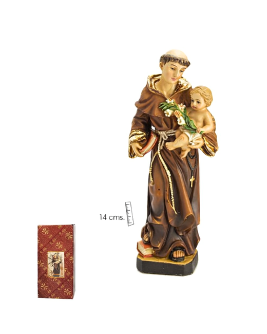 Figura San Antonio de Padua 14 cm