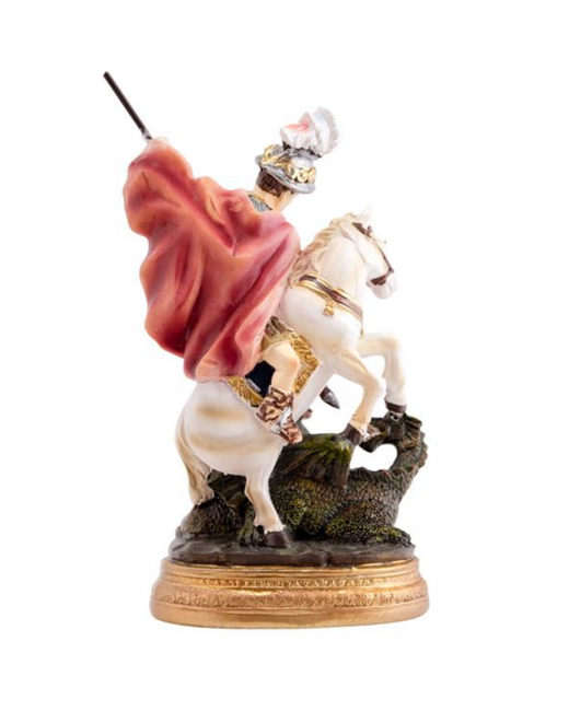 Figura San Jorge sobre caballo 12 cm