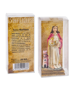 Figura Santa Bárbara 11 cm