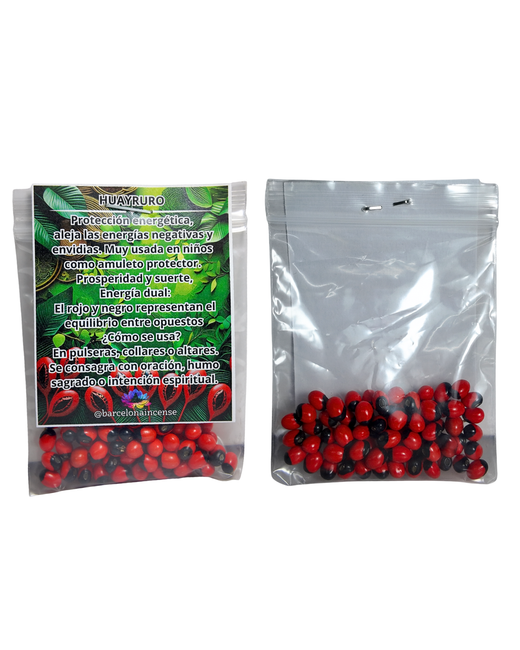 Semilla huayruro (50 unds aprox)