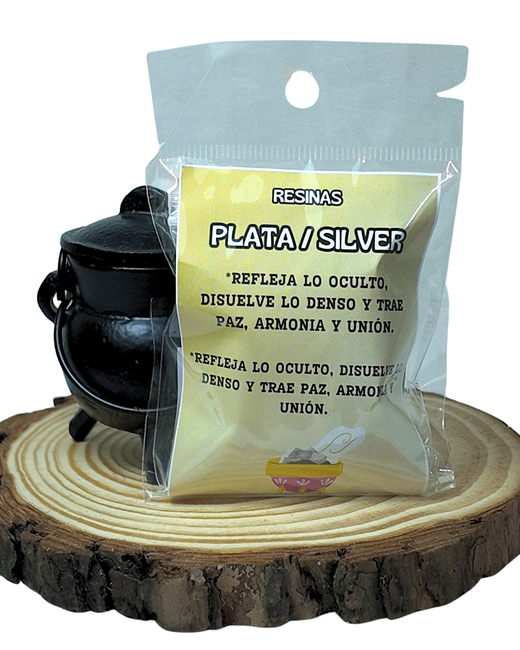 Resina de Plata – Claridad Espiritual y Equilibrio