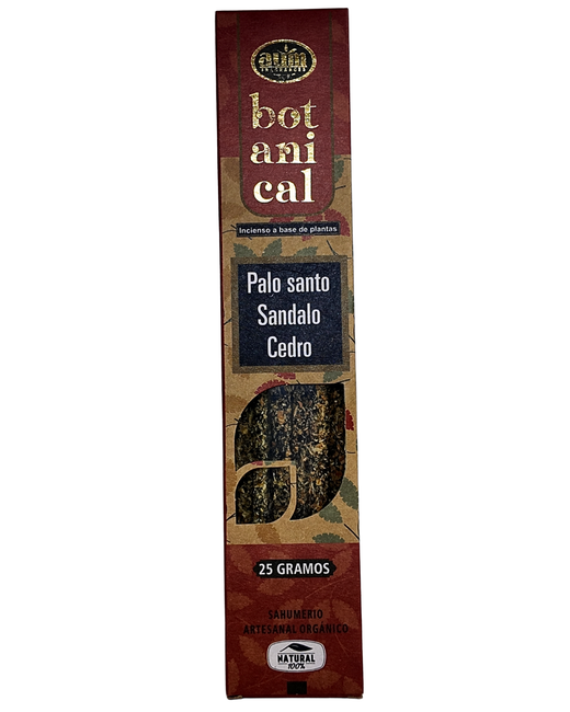 Incienso Artesanal de Palo Santo, Sándalo y Cedro – Limpieza y Armonía