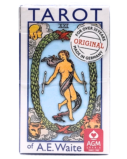 Tarot de A.E. Waite Pocket – Cartas Clásicas de Tarot Rider para Lecturas Espirituales