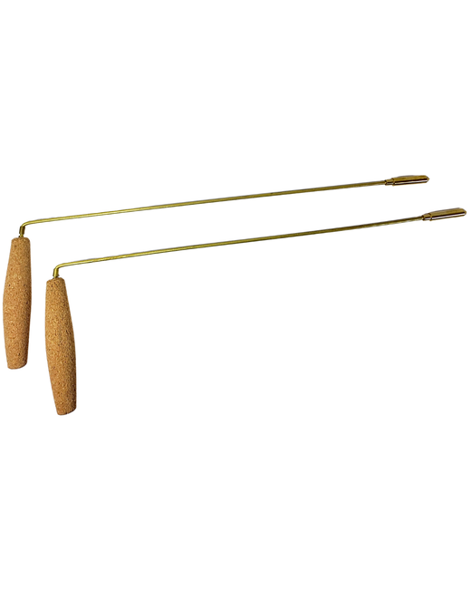 Varillas de Radiestesia de Latón y Corcho