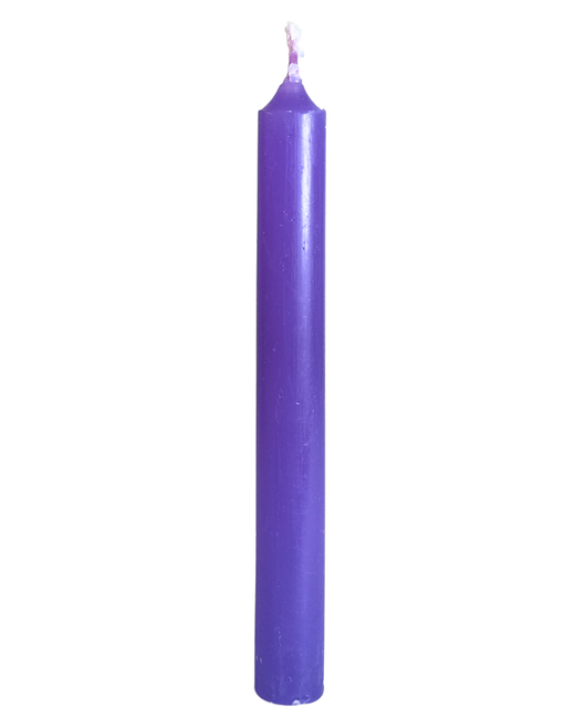 Vela Isis Morado Oscuro – Poder y Espiritualidad (10cm - 30-45 min)