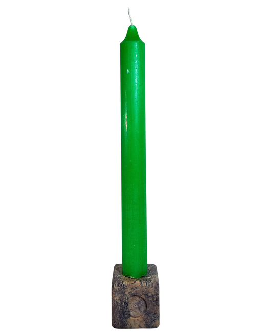 Vela Isis Verde – Prosperidad y Abundancia (20cm - 8h)