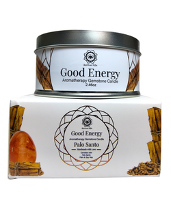 Velas Aromáticas de Cera Vegetal con Minerales Energéticos