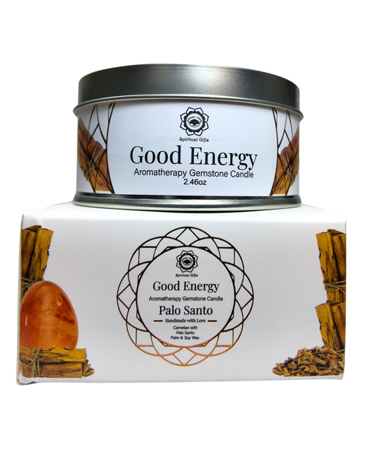 Velas Aromáticas de Cera Vegetal con Minerales Energéticos