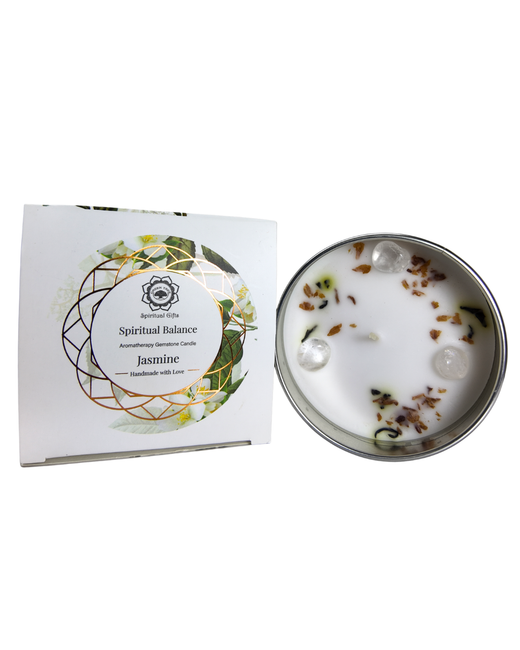 Velas Aromáticas de Cera Vegetal con Minerales Energéticos