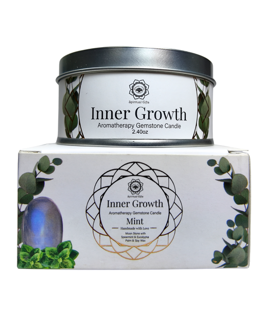 Velas Aromáticas de Cera Vegetal con Minerales Energéticos