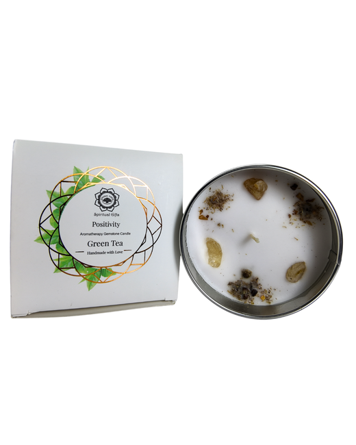 Velas Aromáticas de Cera Vegetal con Minerales Energéticos