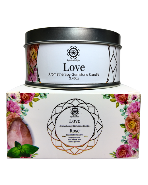 Velas Aromáticas de Cera Vegetal con Minerales Energéticos