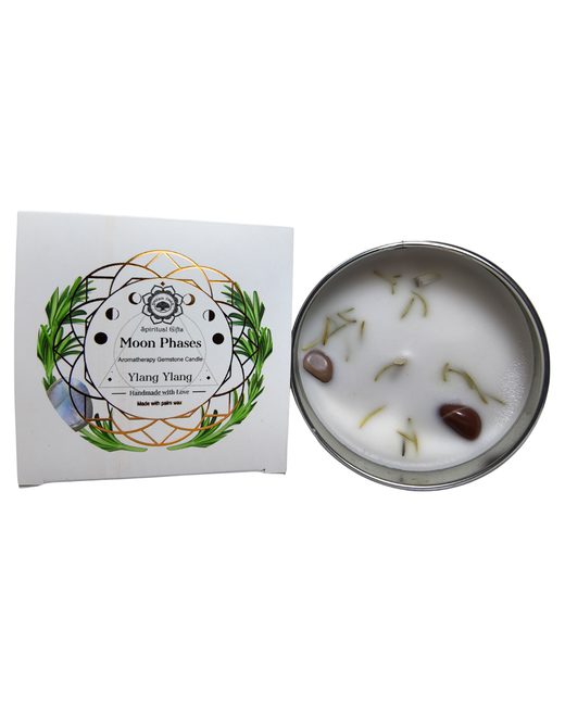 Velas Aromáticas de Cera Vegetal con Minerales Energéticos
