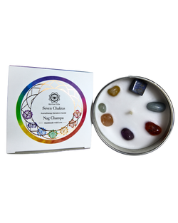 Velas Aromáticas de Cera Vegetal con Minerales Energéticos