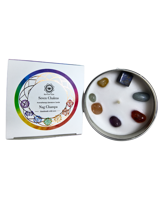 Velas Aromáticas de Cera Vegetal con Minerales Energéticos
