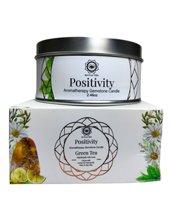 Velas Aromáticas de Cera Vegetal con Minerales Energéticos