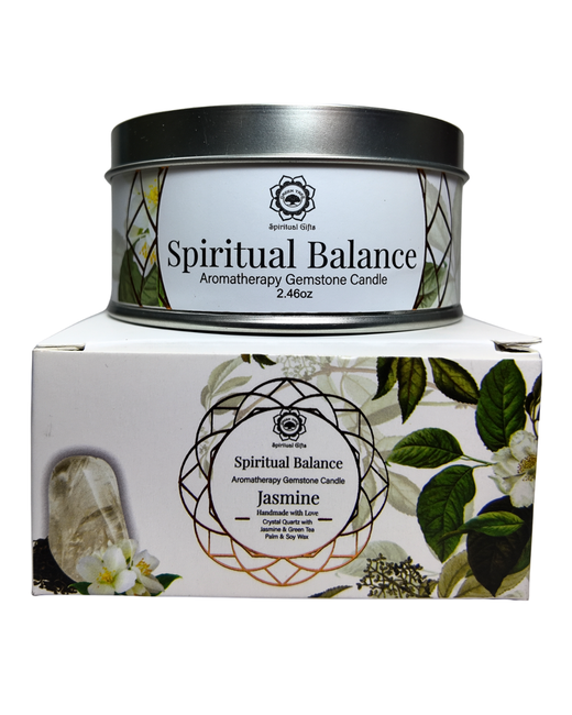 Velas Aromáticas de Cera Vegetal con Minerales Energéticos