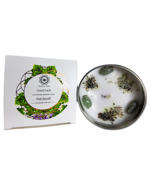 Velas Aromáticas de Cera Vegetal con Minerales Energéticos