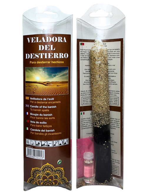 Veladora del Destierro – Alejamiento Energético y Corte