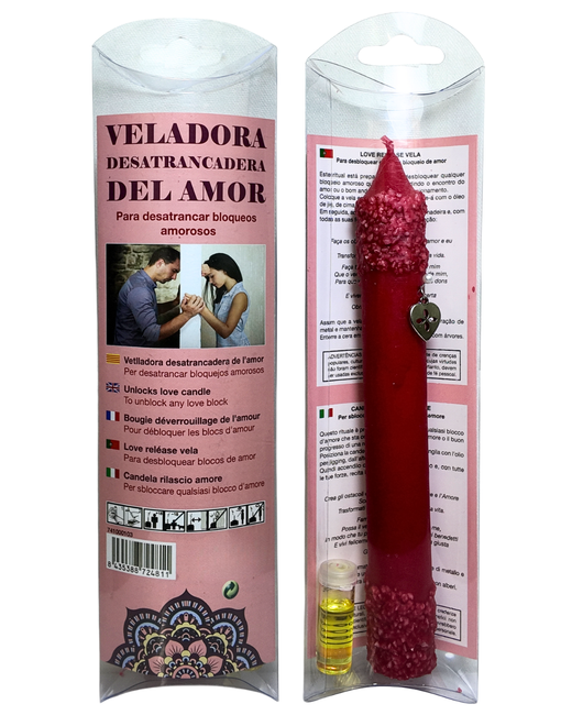 Veladora Desatracadera del Amor – Desbloqueo Emocional y Liberación