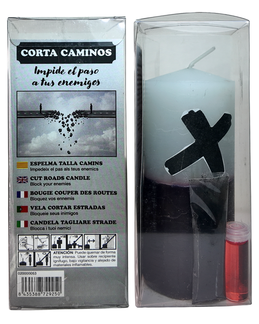 Velón Corta Caminos - Bloqueo de Obstáculos y Protección Energética