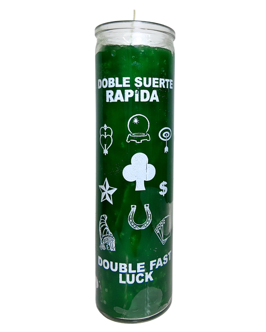 Velón de Doble Suerte Rápida – Fortuna y Éxito