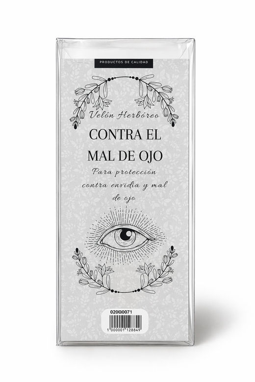 Velón Herboreo Contra Mal de Ojo - Protección, Contra Envidia y Mal de Ojo