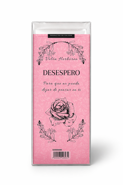 Velón Herboreo Desespero Amor - Atracción e Intensificación del Vinculo