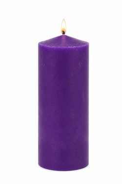 Velón Morado en Envase de Plástico – Espiritualidad, Protección y Poder Personal
