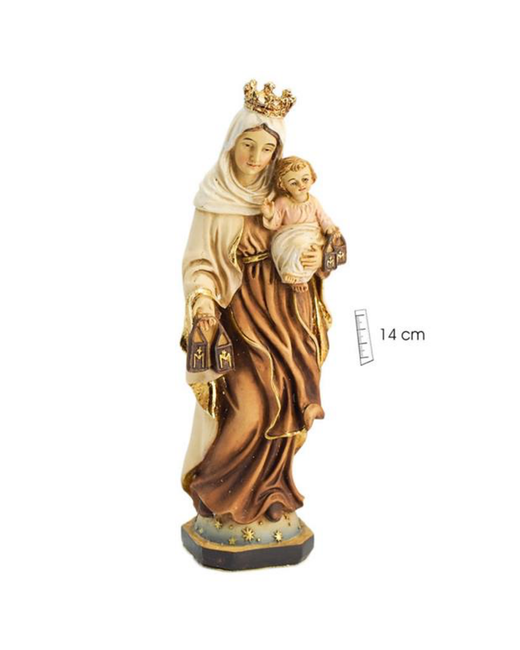 Figura Virgen del Carmen 14 cm
